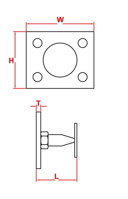 Ayarlanabilir Düz Başlı Ankraj