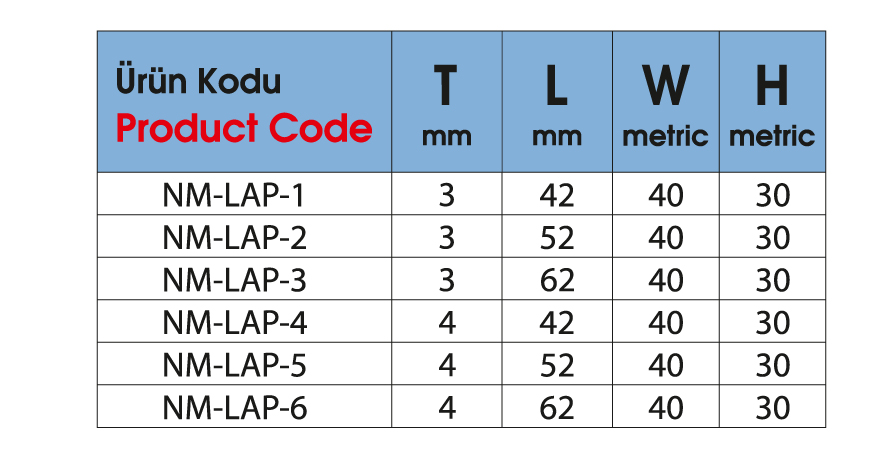 L Ankraj Çift Pimli