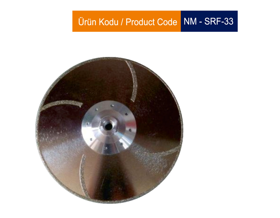 Elektrolize Mermer Kesici Flanşlı